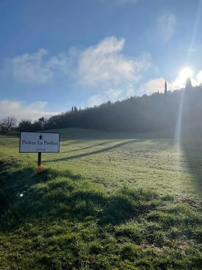 Farm stay Podere La Paolina Villa Montefollonico